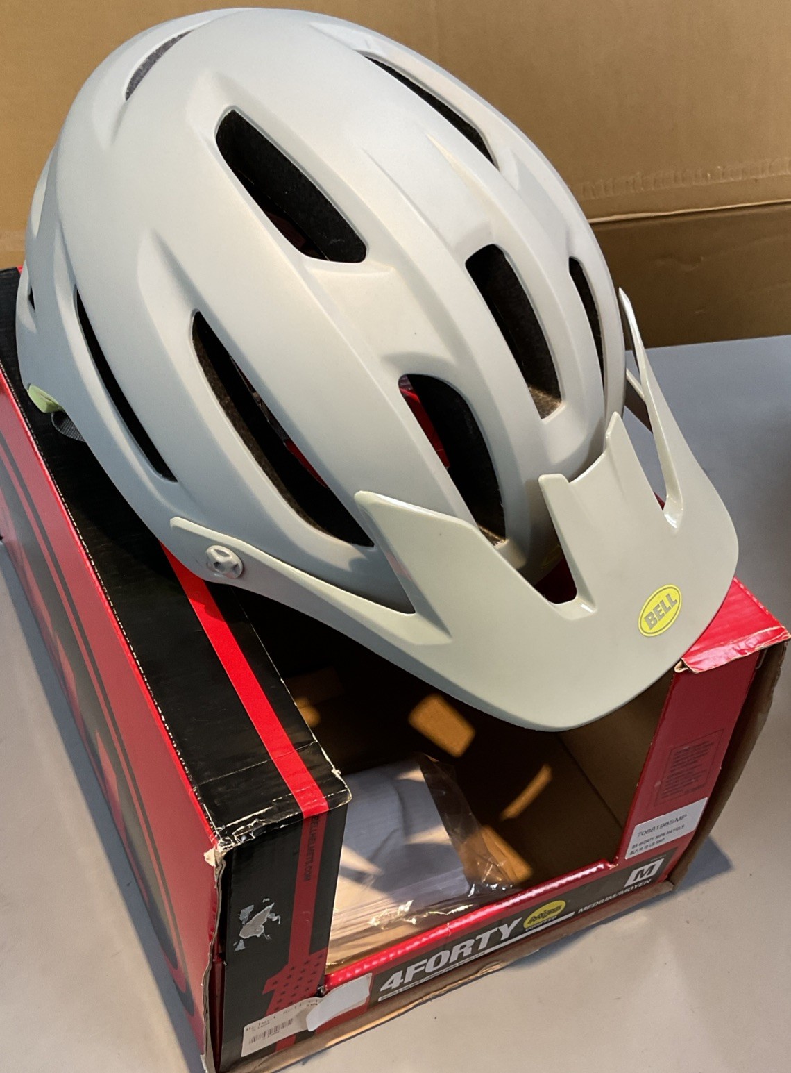 Bell 4Forty Mips Mountain Bike Helmet Matte Gloss Gray Green