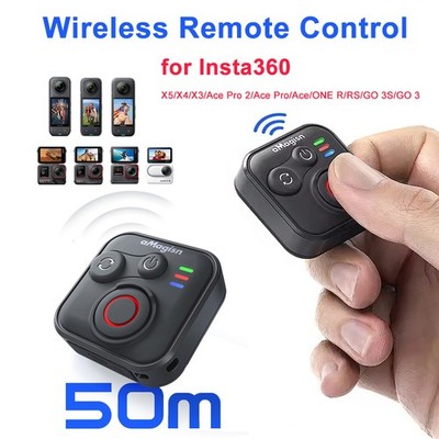 Bluetooth Fernbedienung with Wrist Strap für Insta360 X5/X4/X3/Ace Pro 2/GO 3/3S