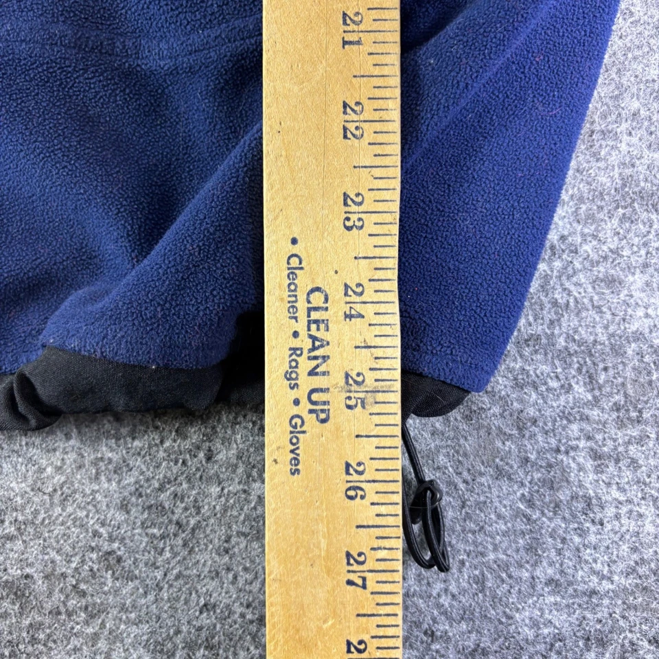 Mountain Hardwear Fleece Jacket Blue Black Windstopper Men's Large Outdoors - Image 4 of 4