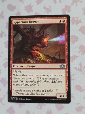 Rapacious Dragon Commander: Tarkir: Dragonstorm Regular