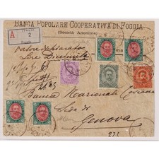 REGNO 1889 Umberto 5 Lire 4 Examples + Complete Front Page 3 Certificates
