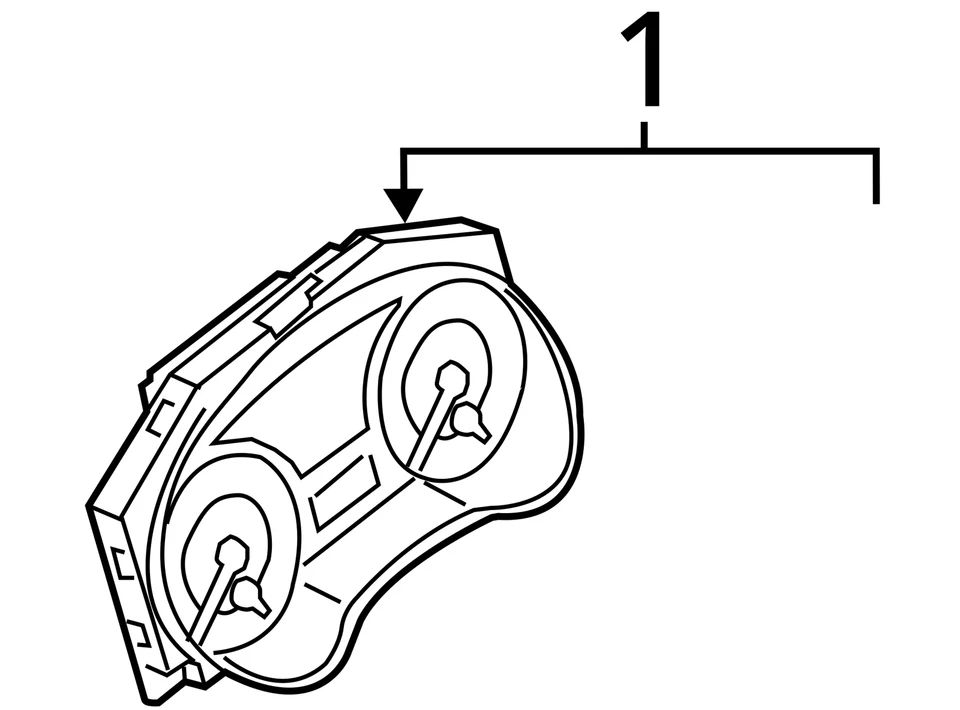 2014-2014 Nissan Altima Speedometer Instrument Cluster Gauges 24810 9hm0a H6EU3 - Image 4 of 4