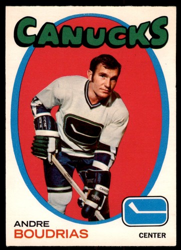 Andre Boudrias #12 1971 O-Pee-Chee card