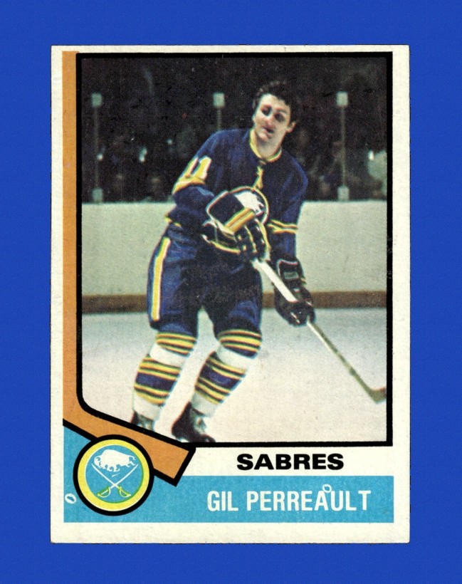 1974-75 Topps Set-Break # 25 Gilbert Perreault EX-EXMINT *GMCARDS*
