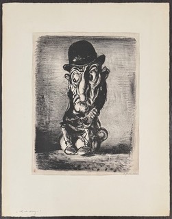 A. Paul Weber I See Black Lithograph Hand Signed