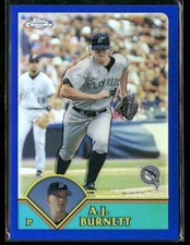 2003 Topps Chrome #52 A.J. Burnett Refractor /699