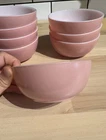 Vintage Anchor Hocking Fire-King Style Pink Cereal 4.5” Excellent Condition