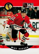 1990-91 Pro Set #431 Mike Hudson