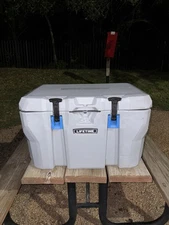 Lifetime 55 Qt High Performance Hard Sided Cooler - Grey Used Few Cosmetic Flaws