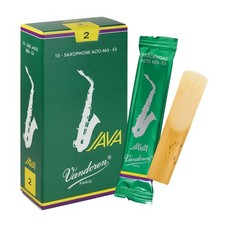 Vandoren SR262 Alto Sax JAVA Reeds Strength 2; Box of 10