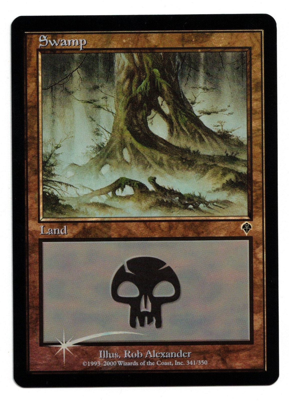 Magic the Gathering MTG Card: Swamp FOIL 341/350 Invasion! NM