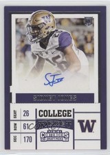 2017 Panini Contenders Draft Picks College Ticket Sidney Jones #199 Auto 3j2