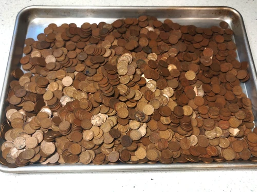 Huge Estate Lot LINCOLN WHEAT PENNIES Cents 16+ lbs Unsearched Bulk Coin Hoard