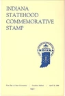#1308 First Day Ceremony Program 5c Indiana Statehood