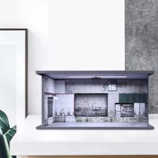 1/64 Model Car Display Case Warehouse Decorative Collectible Gift Diorama