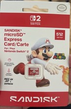 sandisk micro sd card 512gb for Nintendo Switch 2