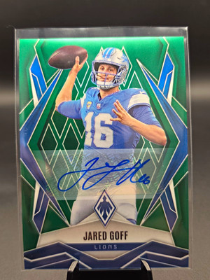 Panini Phoenix 2025 Jared Goff Detroit Lions #62 Autograph First On Print 1/25