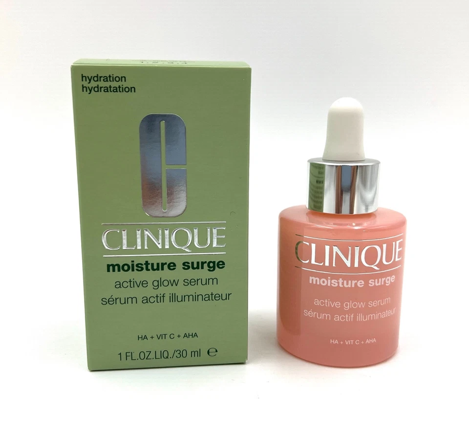 Suero iluminador Clinique MOISTURE SURGE ACTIVE GLOW 30 ml/1,0 OZ Foto 2 de 4