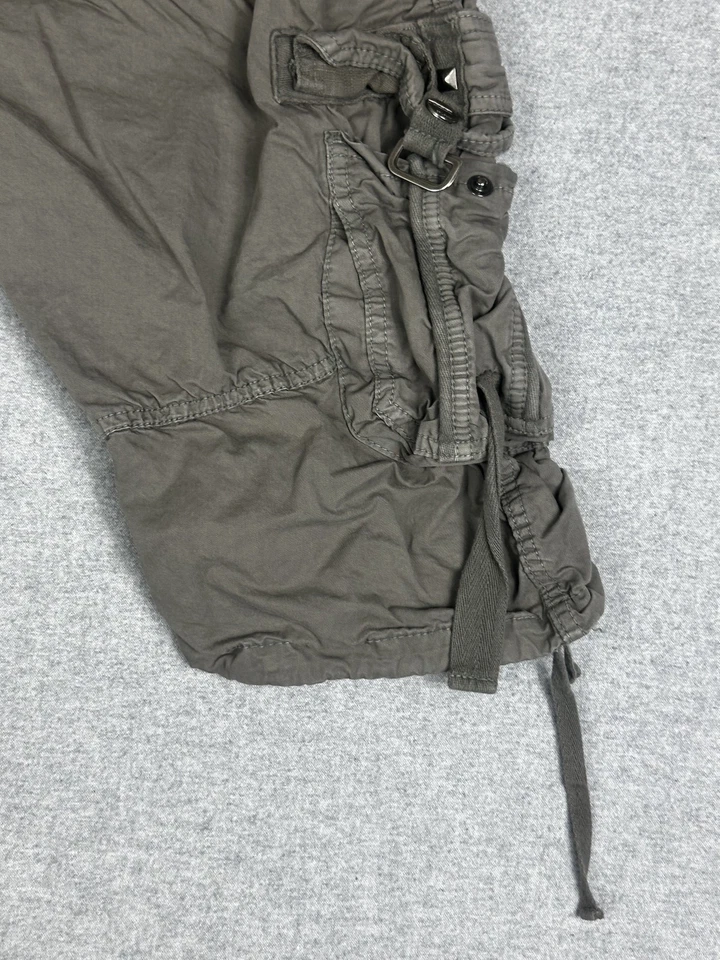 Pantalones Cortos Carga Galaxy by Harvic Para Hombres 36 Utilidad Paracaidista Hebilla Correa Cordón Foto 3 de 4