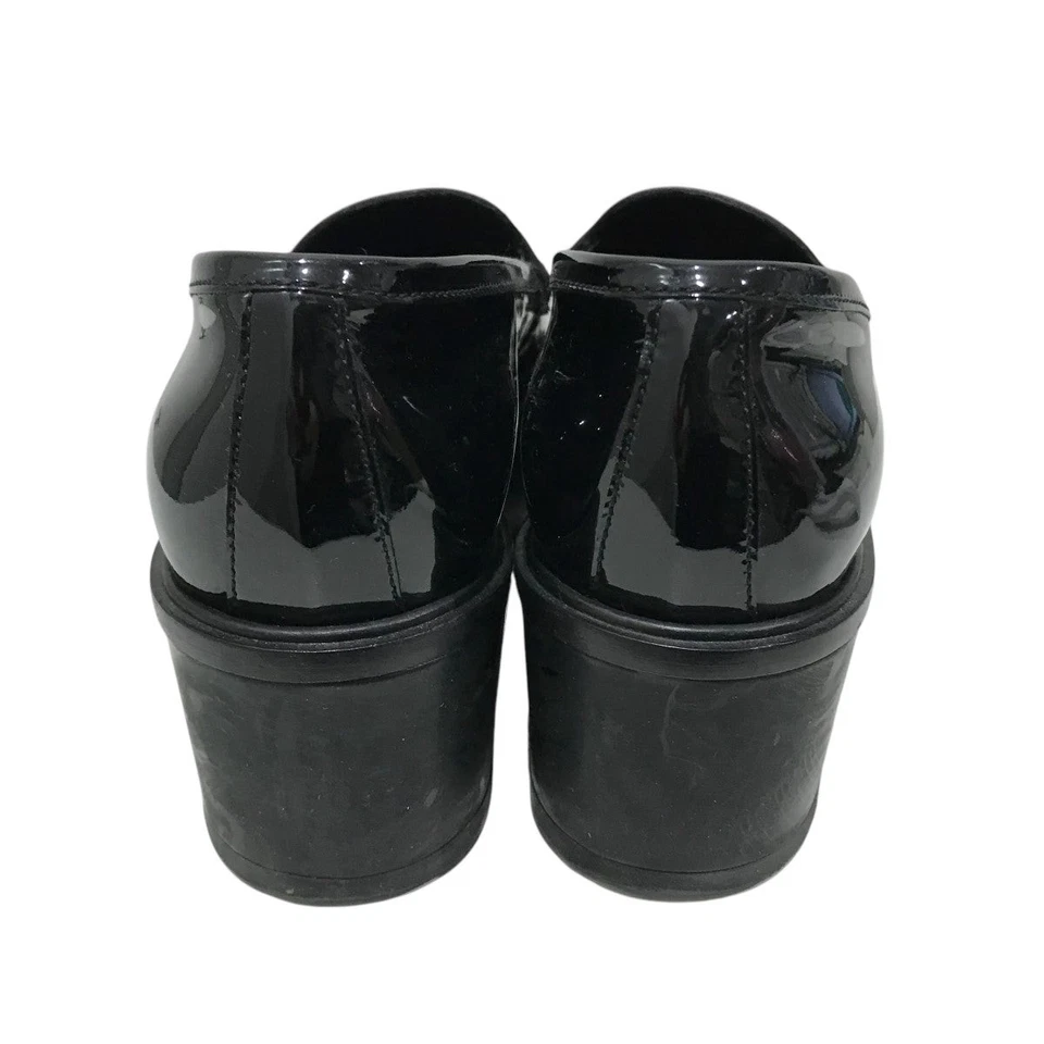 Sergio Rossi 平底鞋女式 35.5 码黑色漆皮 — 第 4/4 张图片