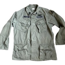 Vintage 1969 Vietnam US Army Jungle Fatigue Jacket OG-107 Ripstop - Medium