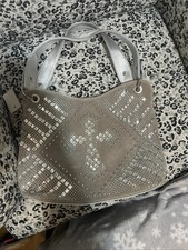 Western Embroidered Purse With Rhinestone Cross Bling