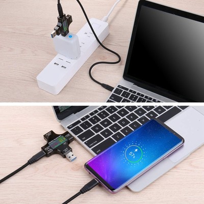 USB C Voltage Current Tester LCD Display High Accuracy USB Type C Micro USB Kit