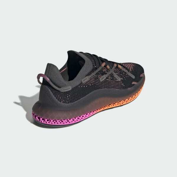 Adidas 4D Fusio Running Shoes Black Grey Solar Red Pink FZ2414 Mens 9.5 adidas-4D-Fusio-Black-Orange-  main image 4