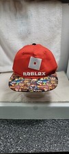 New Roblox Youth OSFM Snapback Baseball Cap Red With Roblox Characters