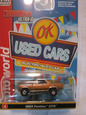 AUTO WORLD OK USED CARS THUNDER JET ULTRAG G 64 PONTIAC GTO GOLD