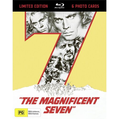 The Magnificent Seven   Brynner, Wallach, McQueen, Bronson (Blu-ray) - Picture 1 of 1