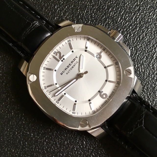 burberry britain automatic watch