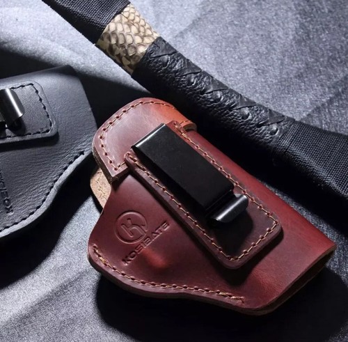 IWB Leather Holster For SCCY CPX-1 CPX-2 CPX 1 RD CPX 2 RD CPX 3.1" 9 mm .40- RH - Picture 2 of 13