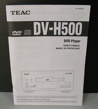 teac dv-4500 manuale inglese-francese