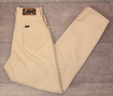 VTG Women's 60s Cream Lee Lady Westerner Riding Pants / Jeans Sz 26" 1960s