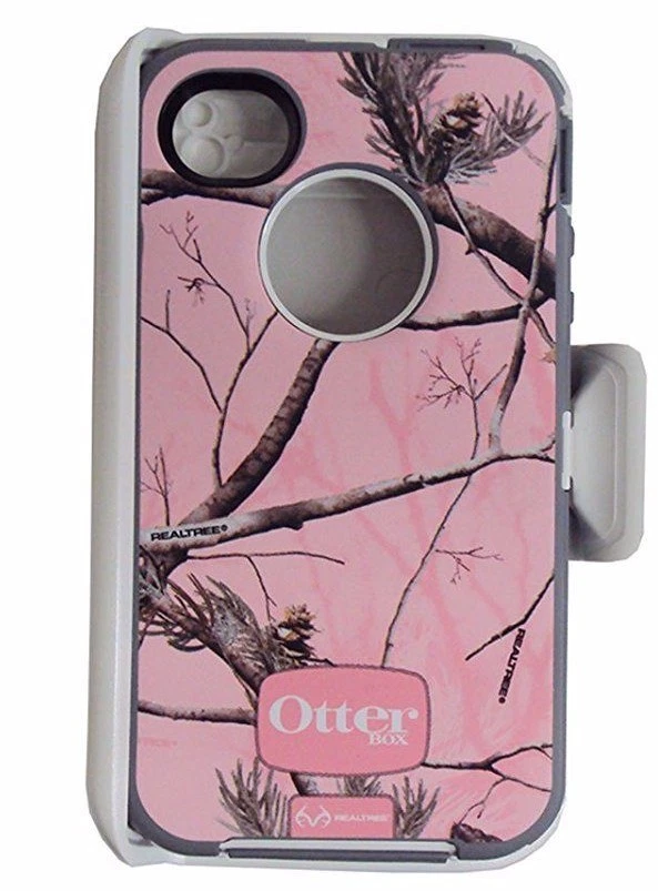 OtterBox for Apple iPhone 4/4S Defender Series Case & Clip - Ap/Pink camo New  - Image 3 of 3
