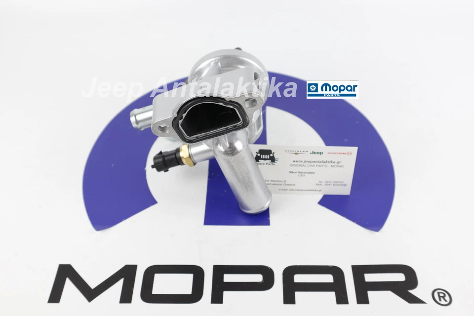 Termostato Chrysler Voyager RT 2008-2011 2.8CRD 68031574AA Nuevo OEM Mopar Foto 4 de 4