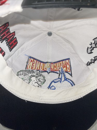 Vintage Rare Nascar Batman Vs Joker DC Comics Movie Promo Racing Hat Snapback - Picture 10 of 16