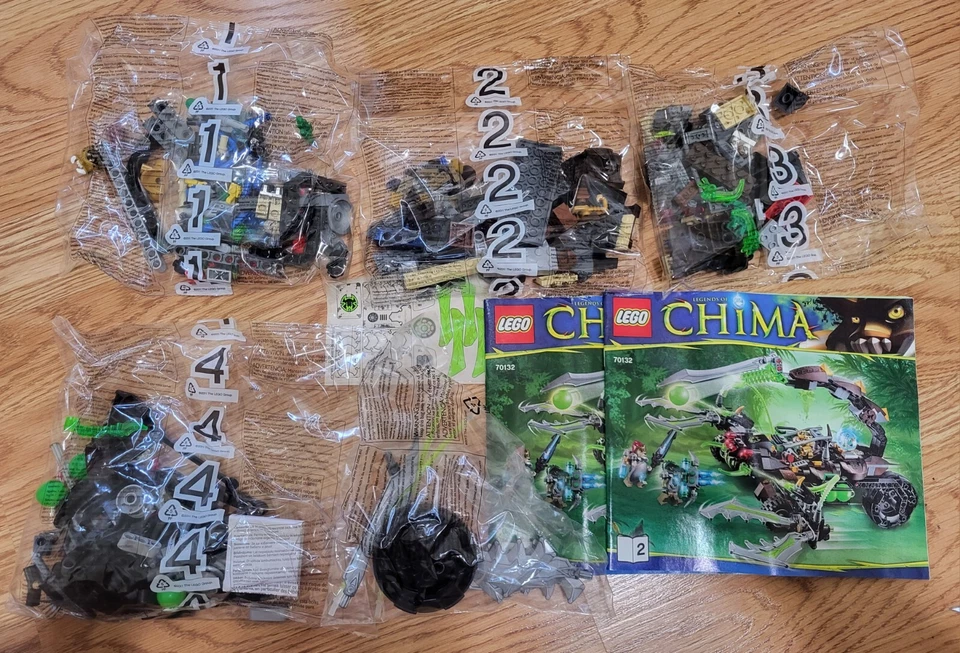 LEGO Legends of Chima 70132 Scorm's Scorpion Stinger New Sealed Bags  - Image 2 of 2