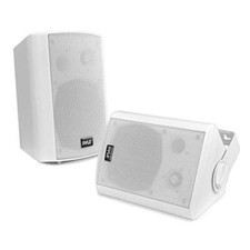 Pyle 6.5 Wall Mount Waterproof Bluetooth Speaker - Indoor/Outdoor 2 pack