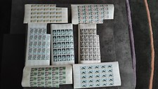 FRANCE 1963 PLANCHE 25 TIMBRES YT 1390/4a SERIE TOURISTIQUE RONCHAMP N** MNH