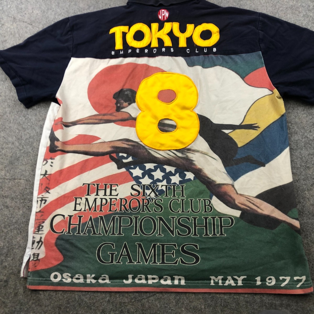 Iro Ochi Polo Shirt Mens XL Tokyo Emperors Club Osaka Japan Club