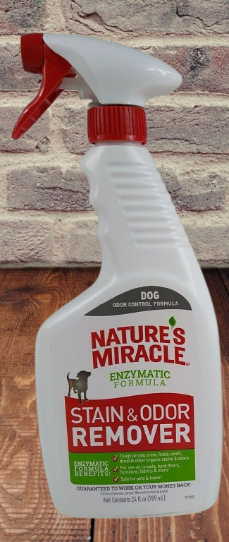 Nature's Miracle Dog Urine, Feces, Vomit, Drool, Stain And Odor Remover Spray ✅