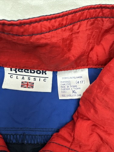 Vintage Reebok Classic Windbreaker Jacket Retro Rare Youth XL - Picture 5 of 9