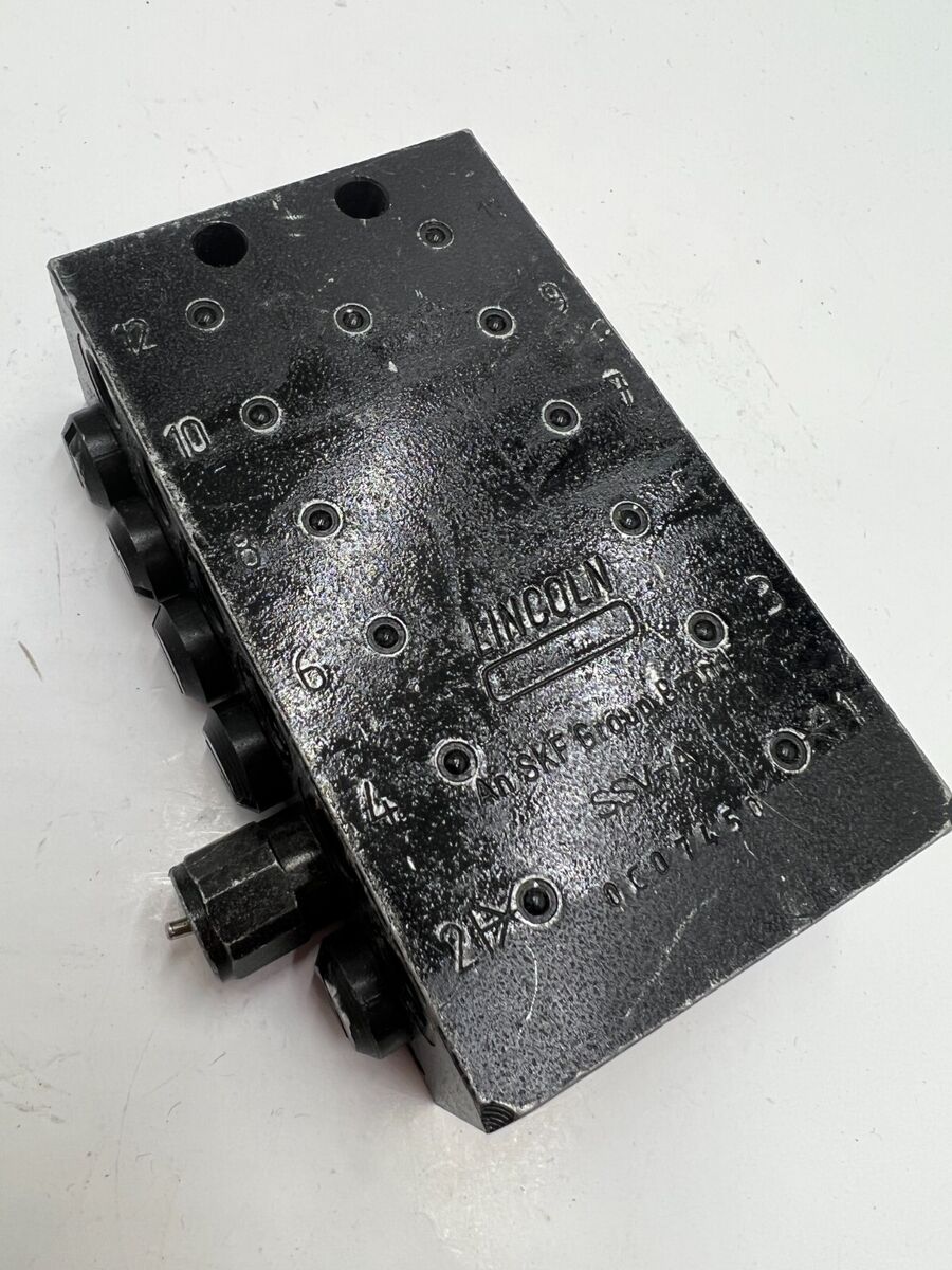 Lincoln Progressive Lubricating Block Metering Device SSV-A Lincoln Progressive Lubricating Block Metering Device SSV-A