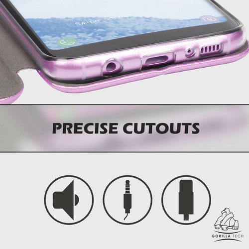 Galaxy S23, S22,S21,A72,A71,A51,A12,J8,J6+,J6,J4,J3 Leather Wallet Flip Cover - Picture 26 of 50