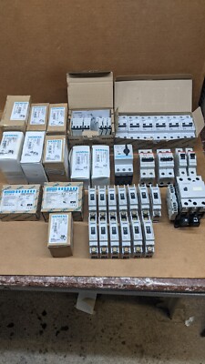 MIXED LOT OF SIEMENS and ABB Circuit Breakers, NEW, 40 TOTAL