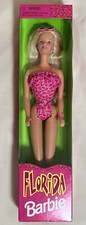 Vintage Florida Vacation Barbie 1998 Doll Pink Bathing Suit, Sunglasses NRFB NIB
