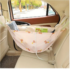 Large Capacity Bear Print Car Seat Organizer for Kids and Pets, Waterproof