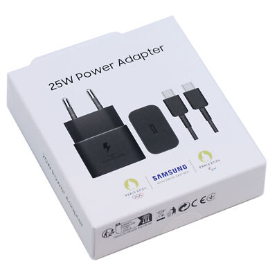 Original Samsung Fast Charge 25W Ladegerät EP-T2510 Tab A 8.0 2019 Tab A7 Lite